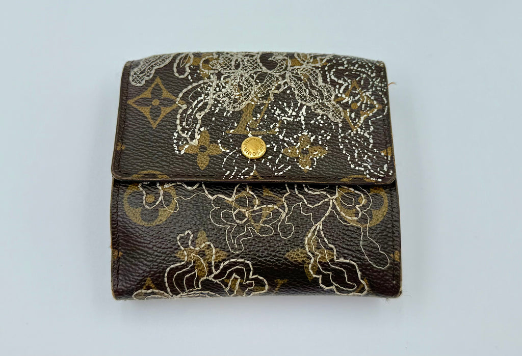 Louis Vuitton Dentelle Elise Wallet – Monogram Lace Limited Edition (Good Pre-Owned)