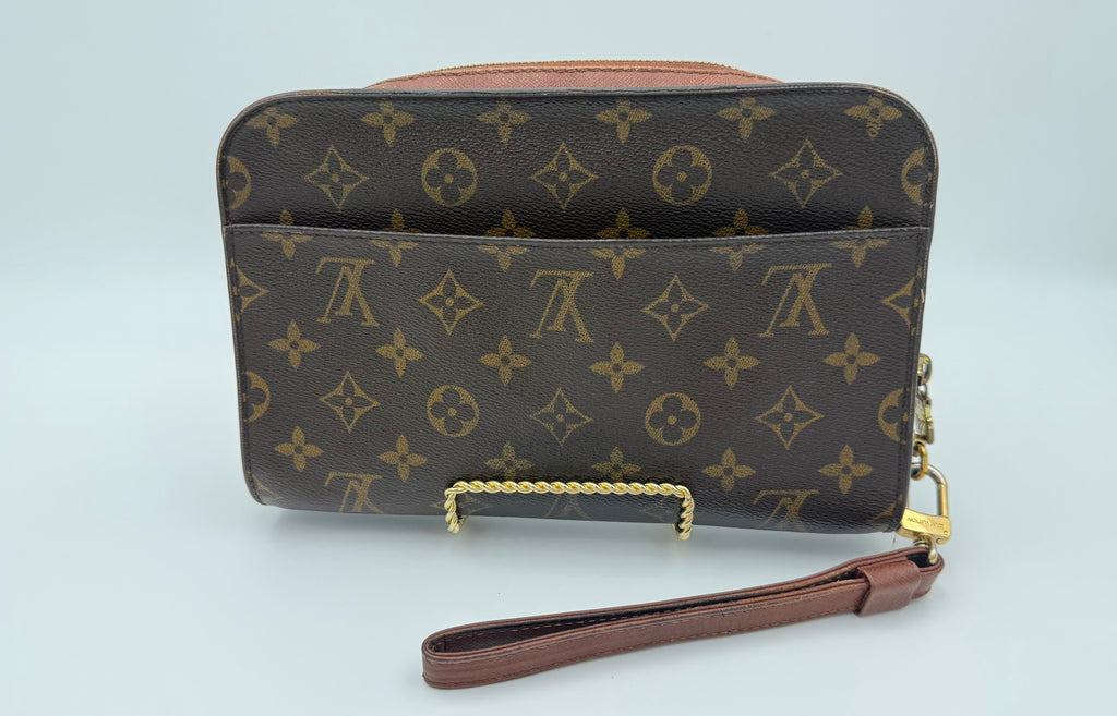 Louis Vuitton Orsay Clutch – Monogram Wristlet Pochette (Good Pre-Owned)