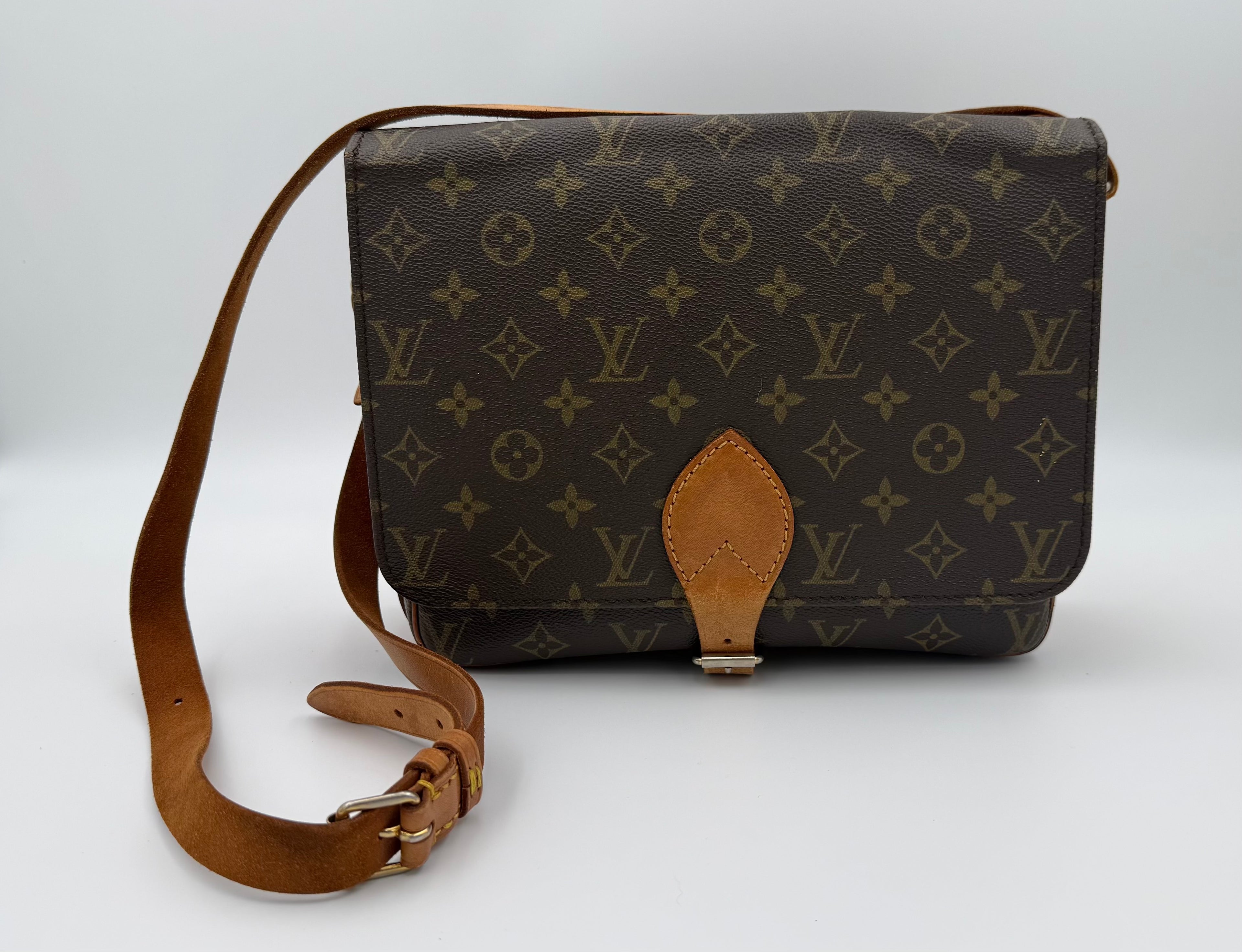 Louis Vuitton Cartouchiere MM Crossbody Bag – Monogram Canvas (Good Pre-Owned)