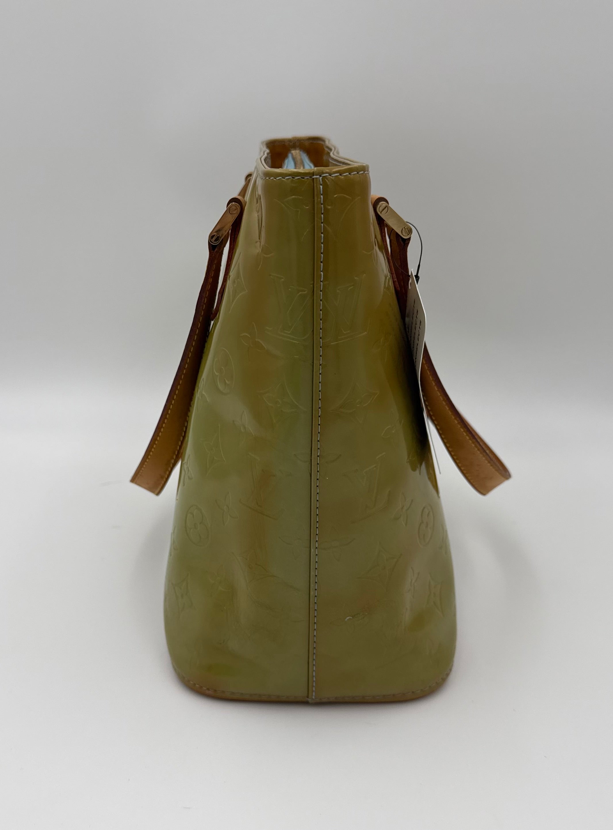 Louis Vuitton Houston Vernis Tote – Olive Green (Good Pre-Owned)