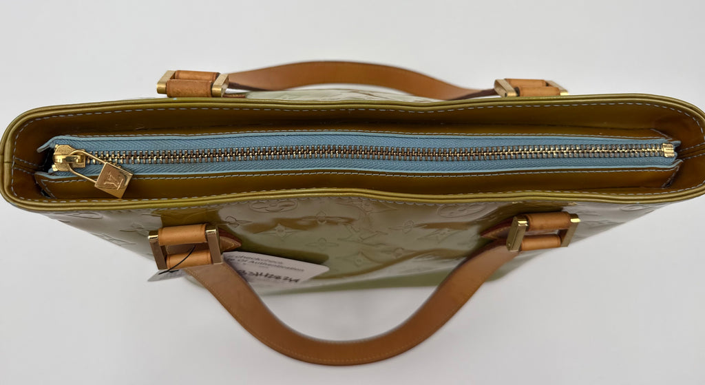 Louis Vuitton Houston Vernis Tote – Olive Green (Good Pre-Owned)