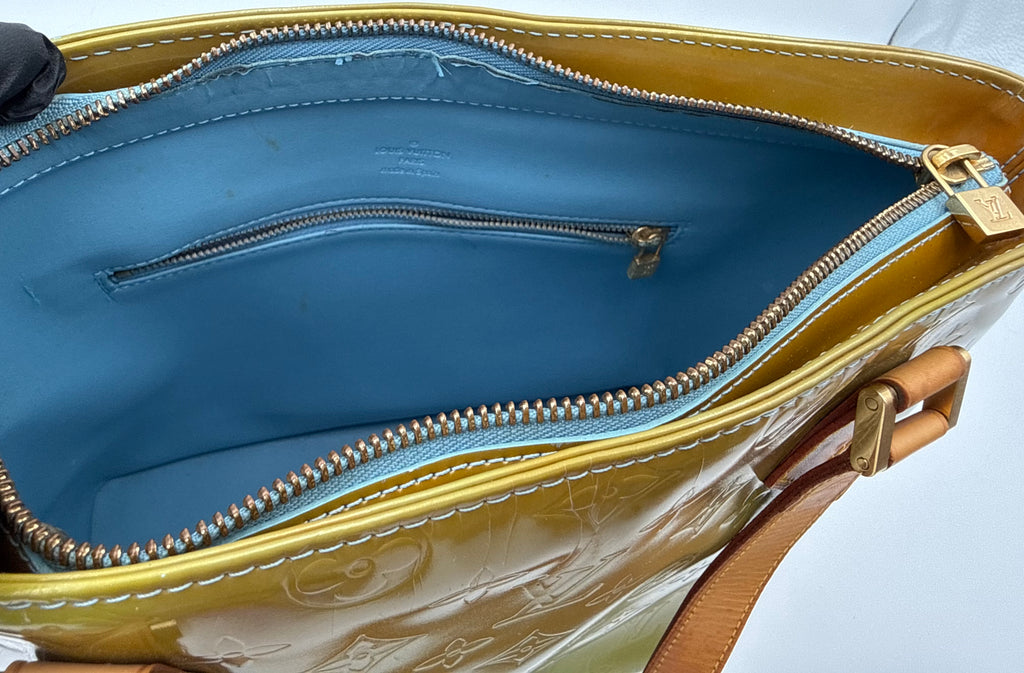 Louis Vuitton Houston Vernis Tote – Olive Green (Good Pre-Owned)