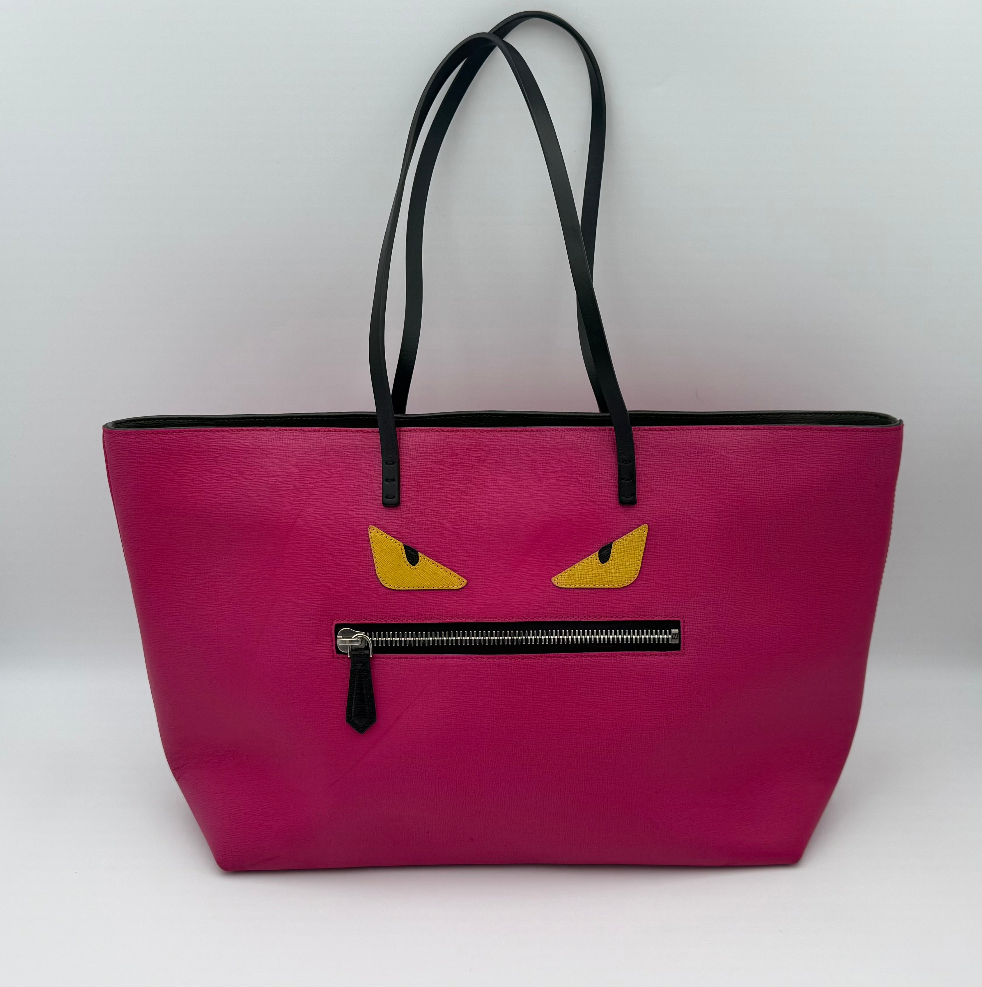 Fendi Monster Tote – Pink (Very Good Pre-Owned)