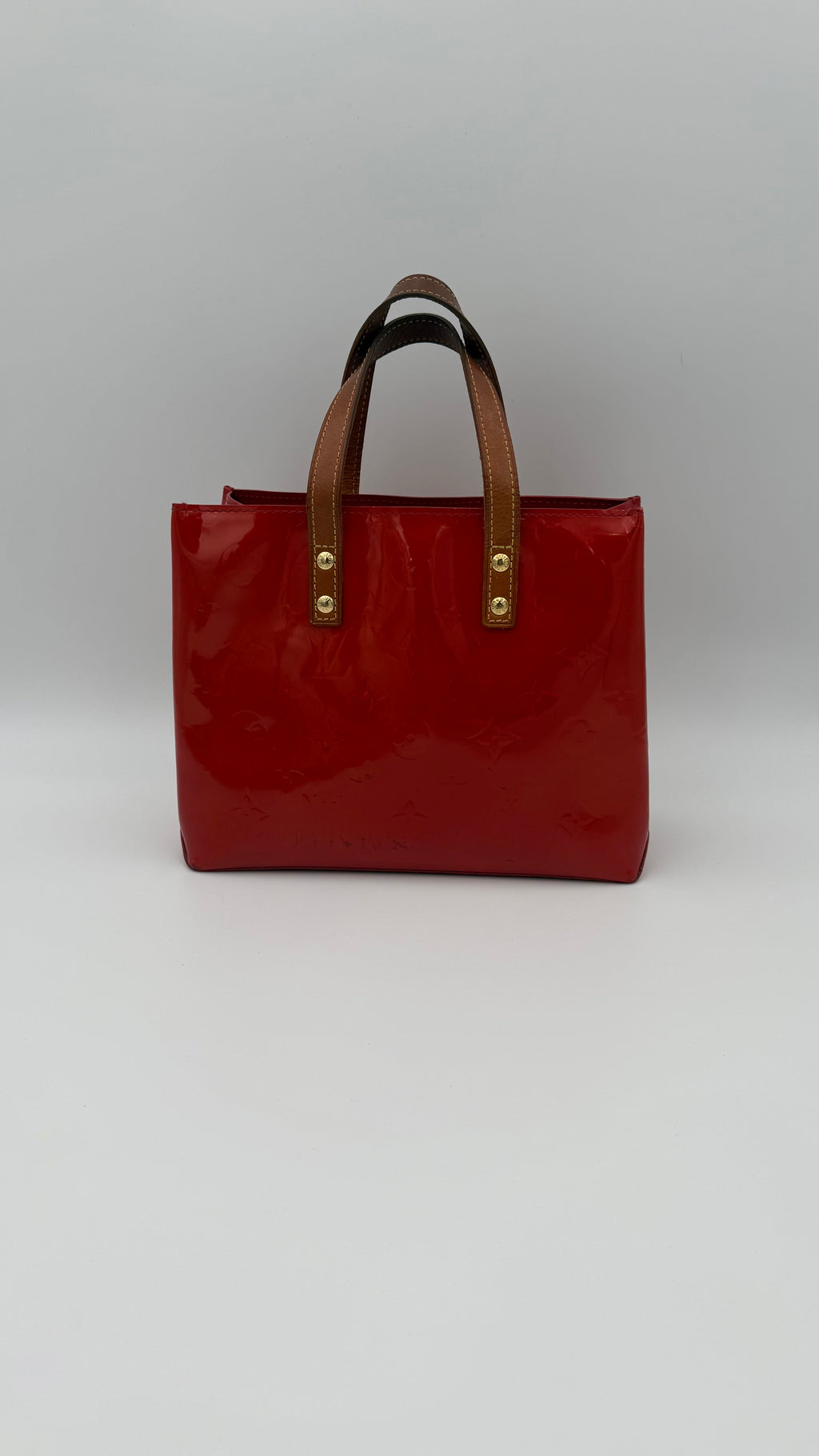 Louis Vuitton Vernis Reade PM Tote – Red (Good Pre-Owned)