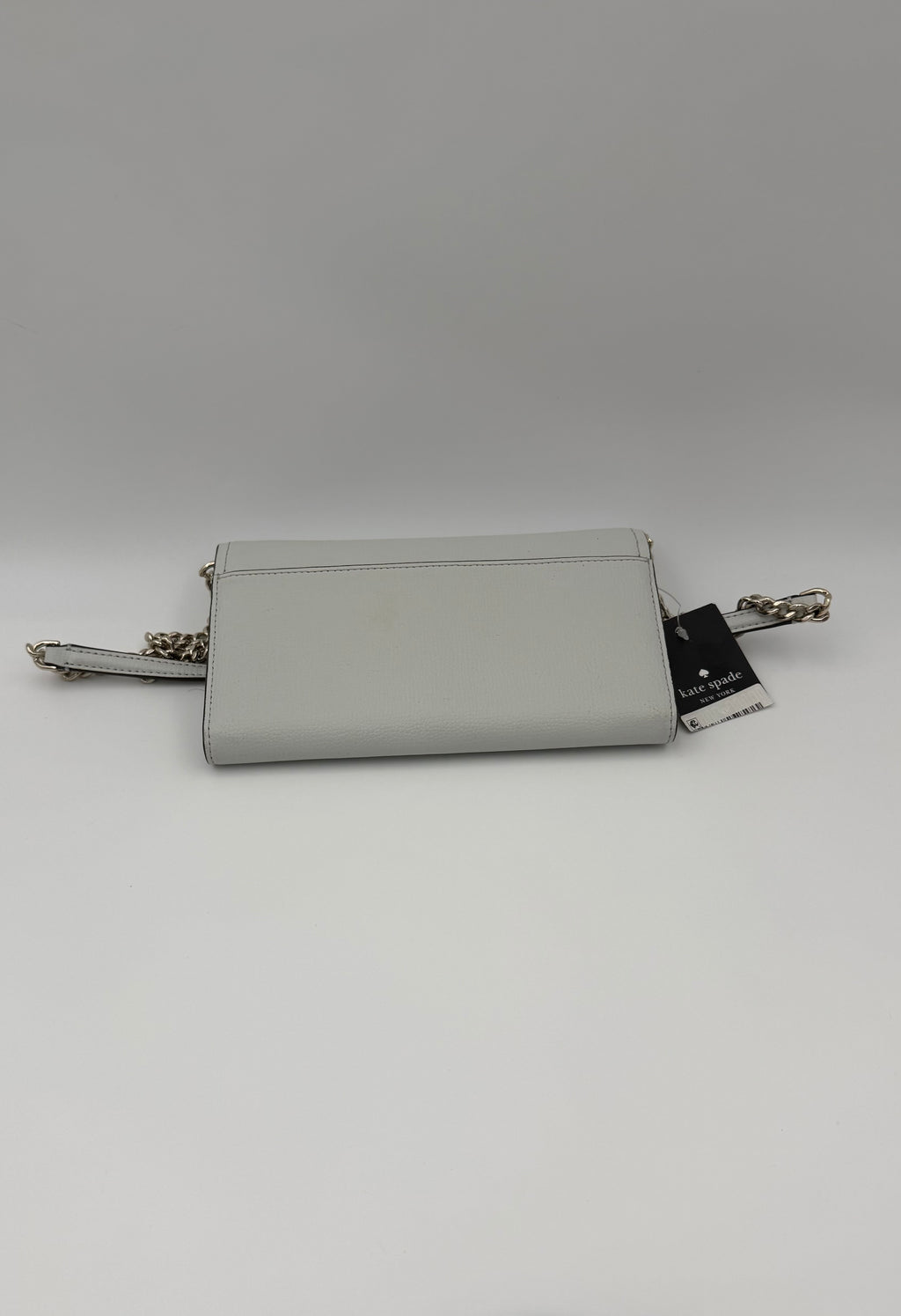 Kate Spade Wallet on Chain Crossbody – Light Grey (New With Tags)
